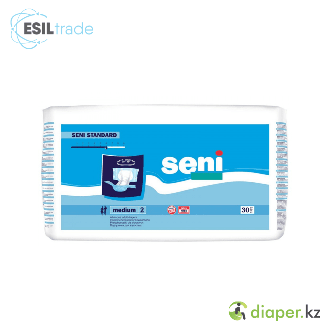 Подгузники для взрослых Seni Standart Air Medium 75-110 см, 30 шт