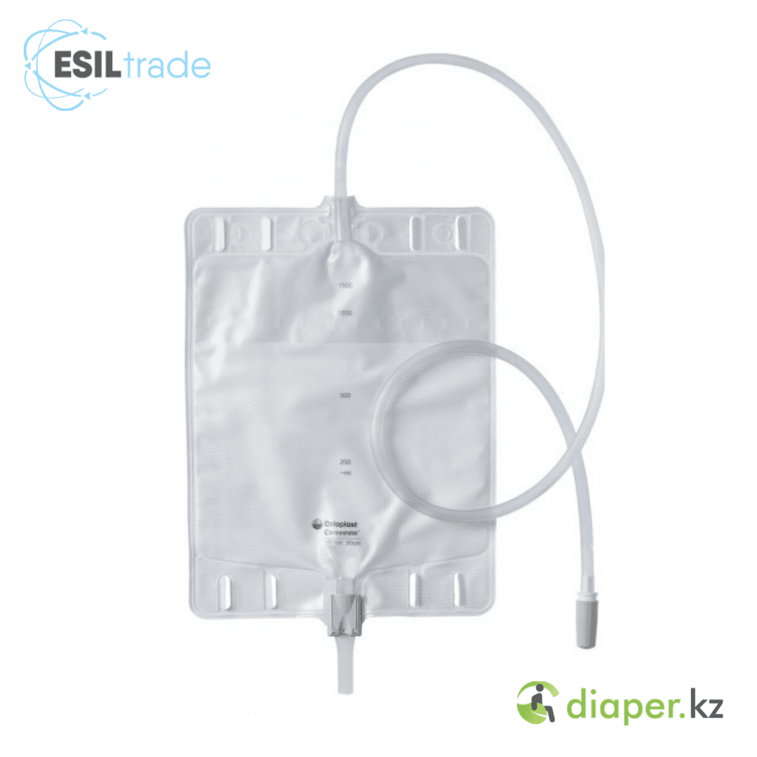 Мочеприемник Conveen 1500мл,трубка 90см, сливной кран зажим