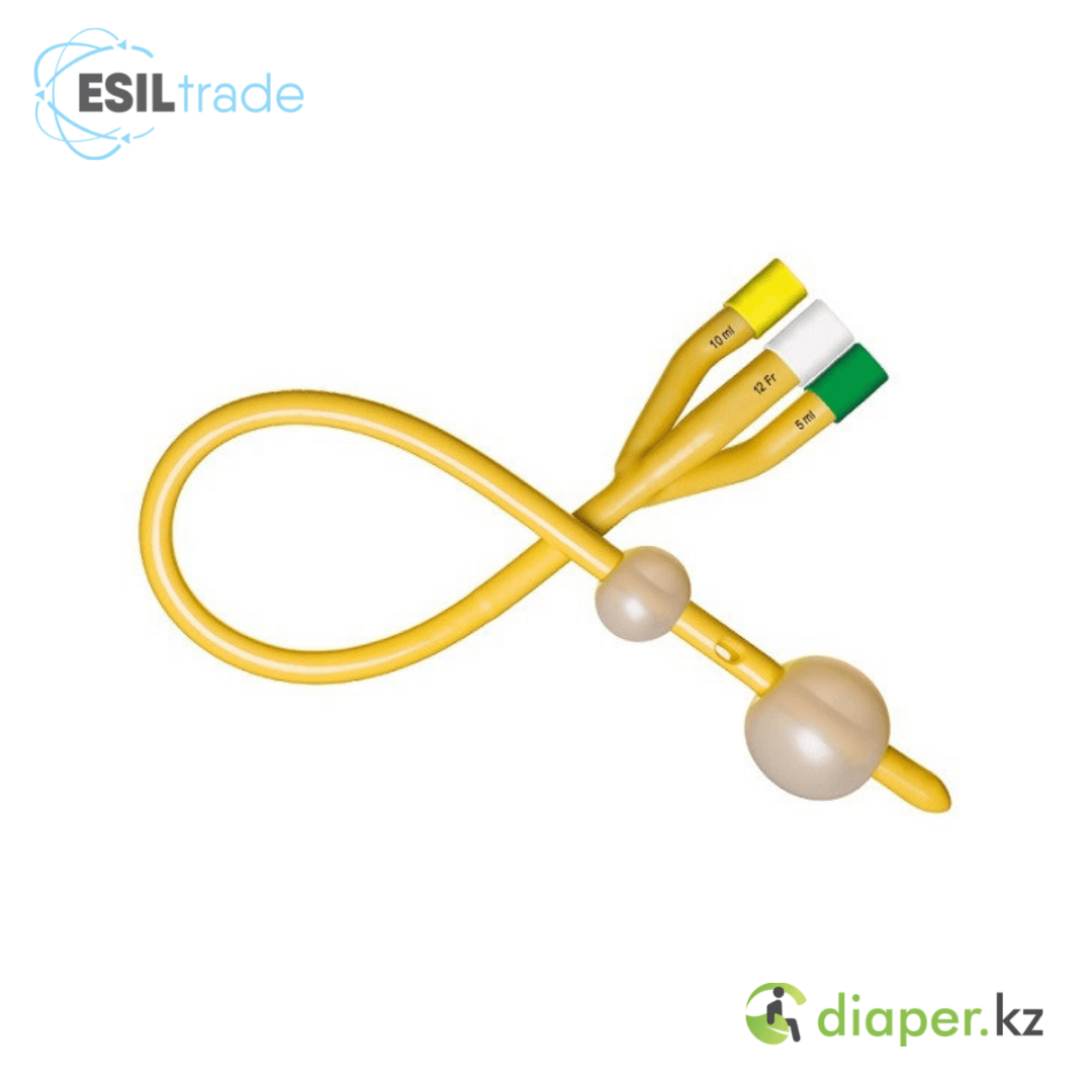Катетер фолея трехходовой Biocare CH/FR №26