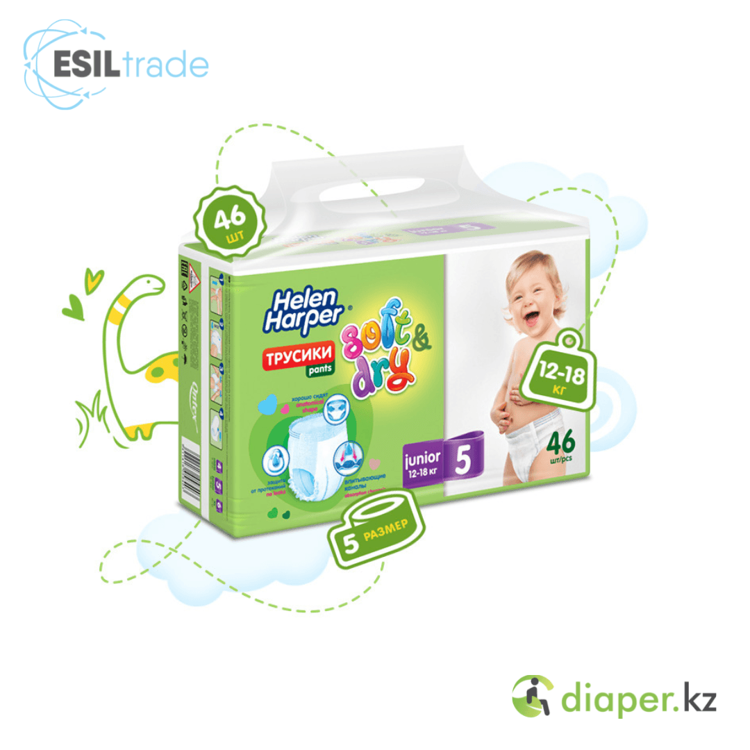 Детские подгузники-трусики Helen Harper Soft&Dry Junior 12-18 кг 46