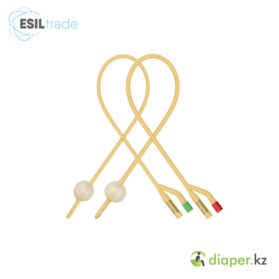 Катетер фолея двухходовой Biocare CH/FR №20