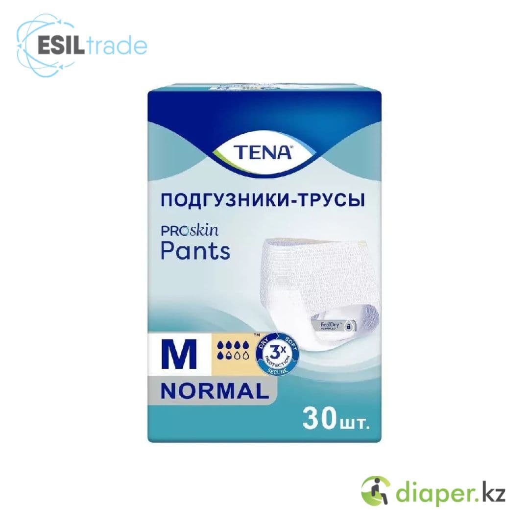Подгузники-трусы TENA ProSkin Pants Normal M 80 до 110 см 30 шт