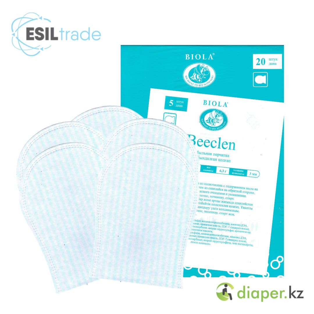 Мыльная перчатка Beeclen размер 16,5*23 см