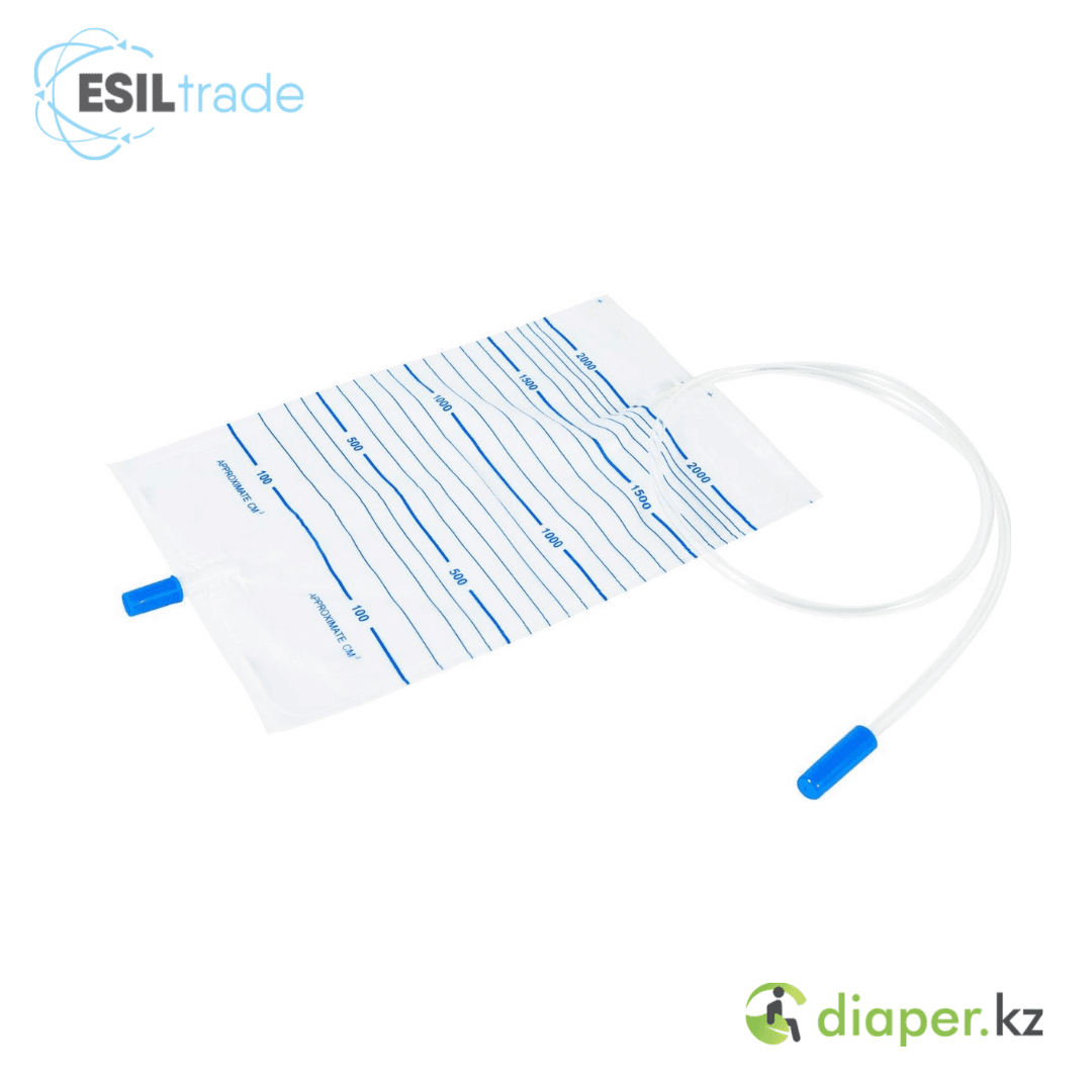 Мочеприемник Urine Bag Wellead 1000 мл Т-образный клапан