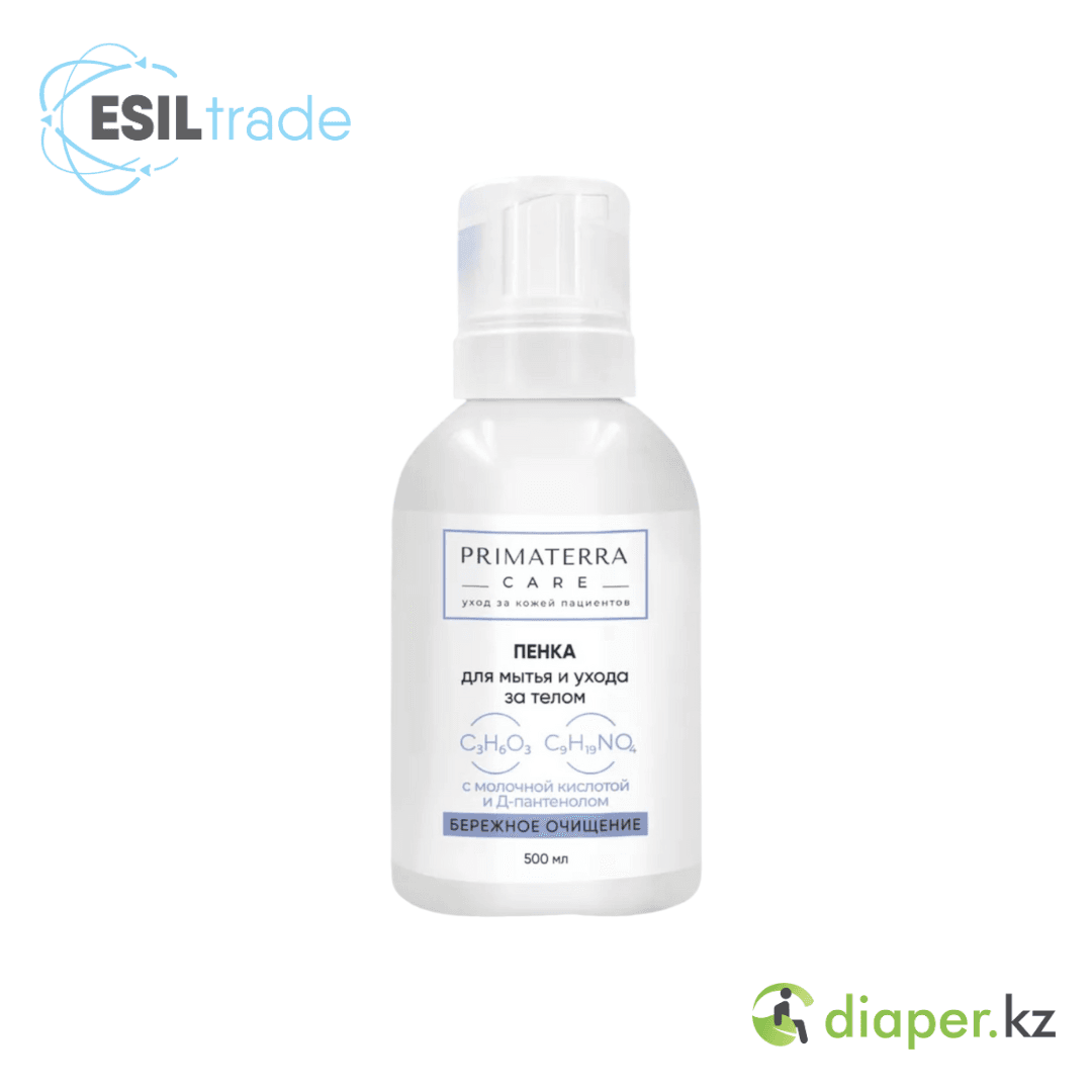 Пенка для мытья и ухода за телом  Primaterra Care 500 мл