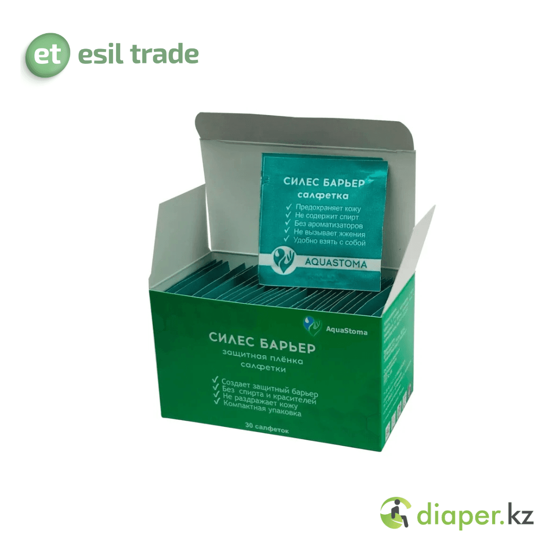 Защитная пленка Аквастома "Силес Барьер", салфетки в уп.30