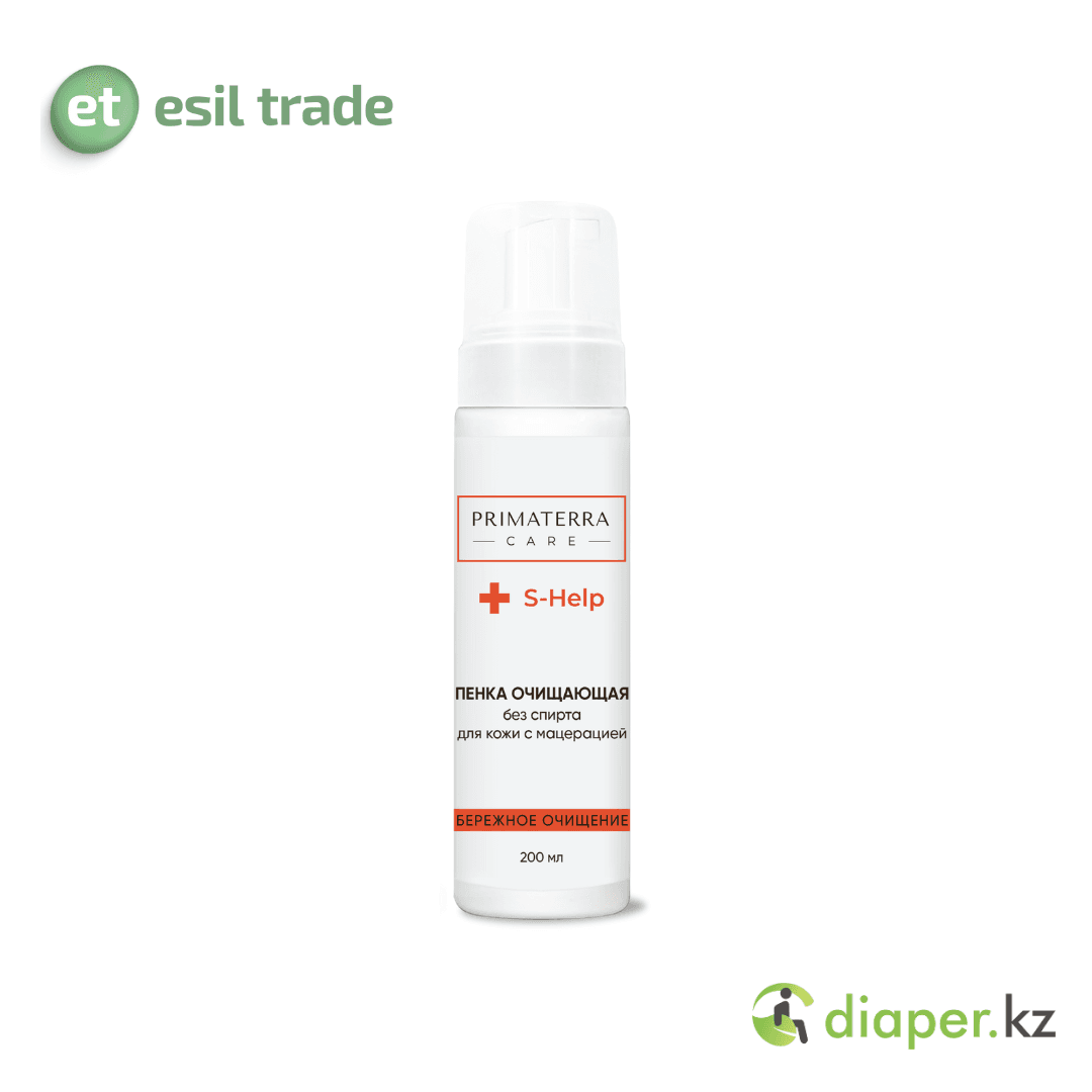 Пенка очищающая без спирта для кожи с мацерацией Primаterra Сare S-Help 200мл
