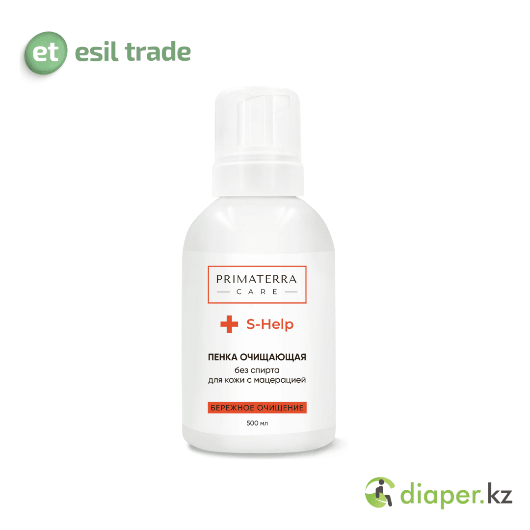 Пенка очищающая без спирта для кожи с мацерацией Primаterra Сare S-Help 500 мл