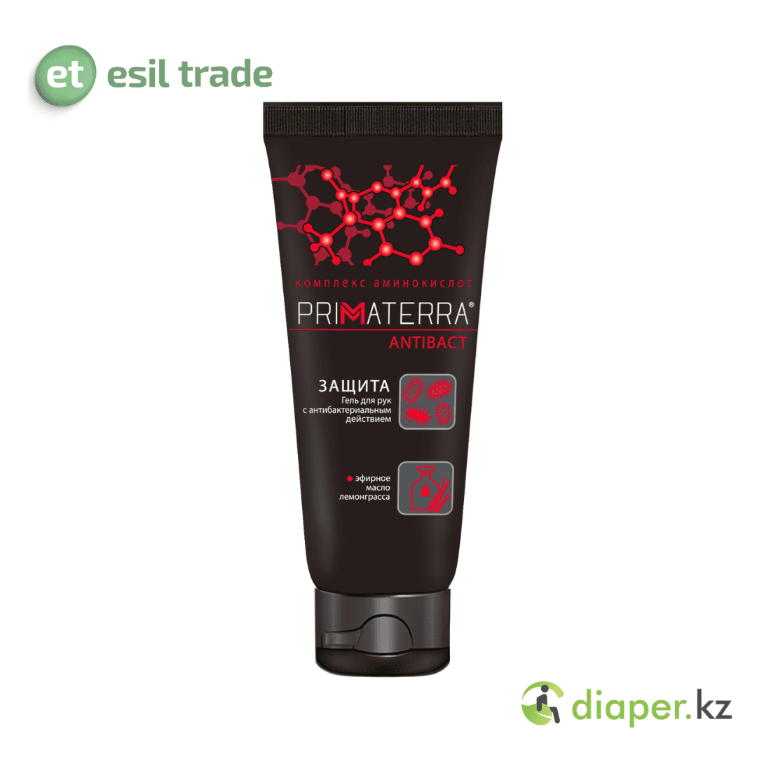 Гель для рук с антибактериальным действием  ANTIBACT PRIMATERRA туба 100мл