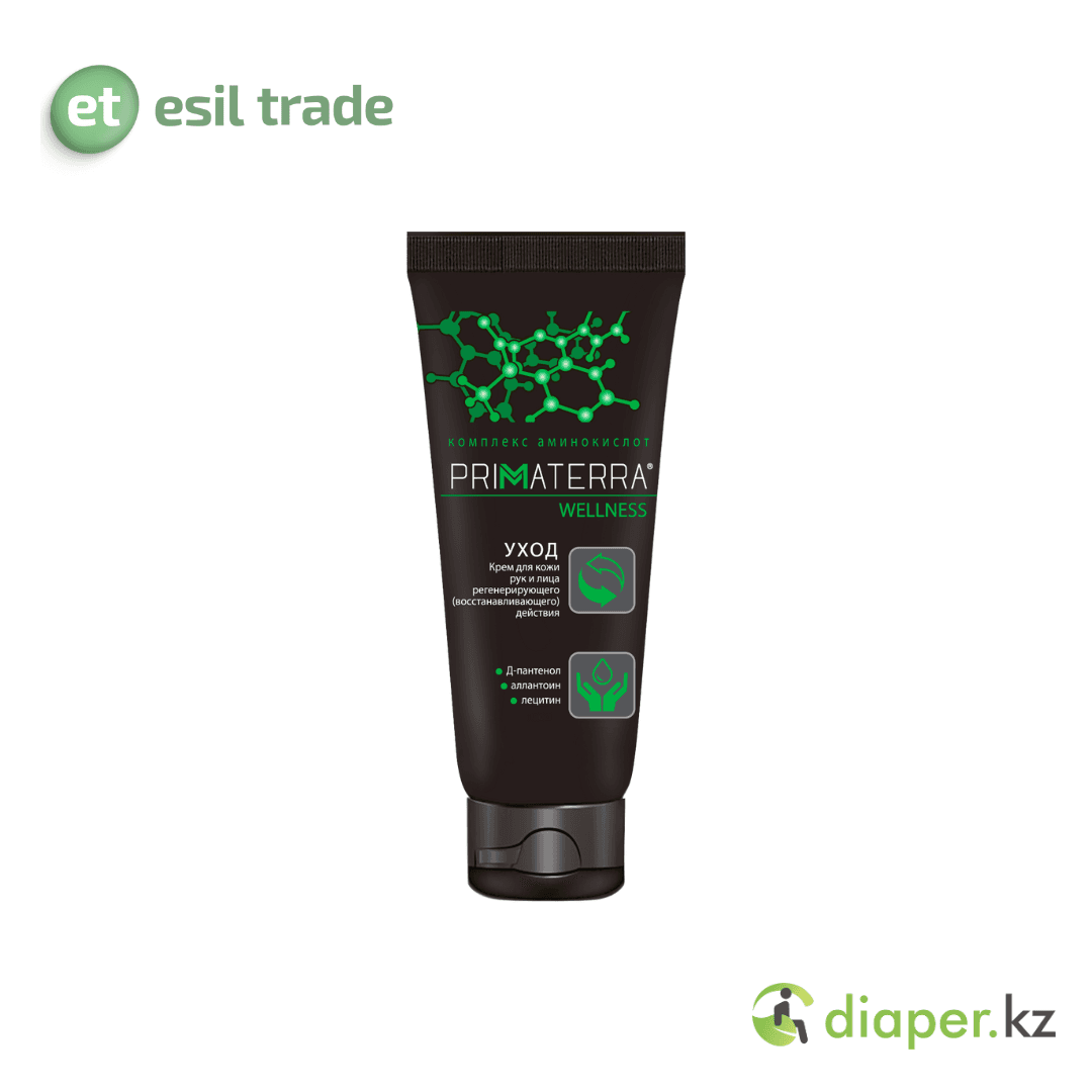 Крем для кожи рук и лица регенерирующего (восстанавливающего) действия  WELLNESS   PRIMATERRA  100