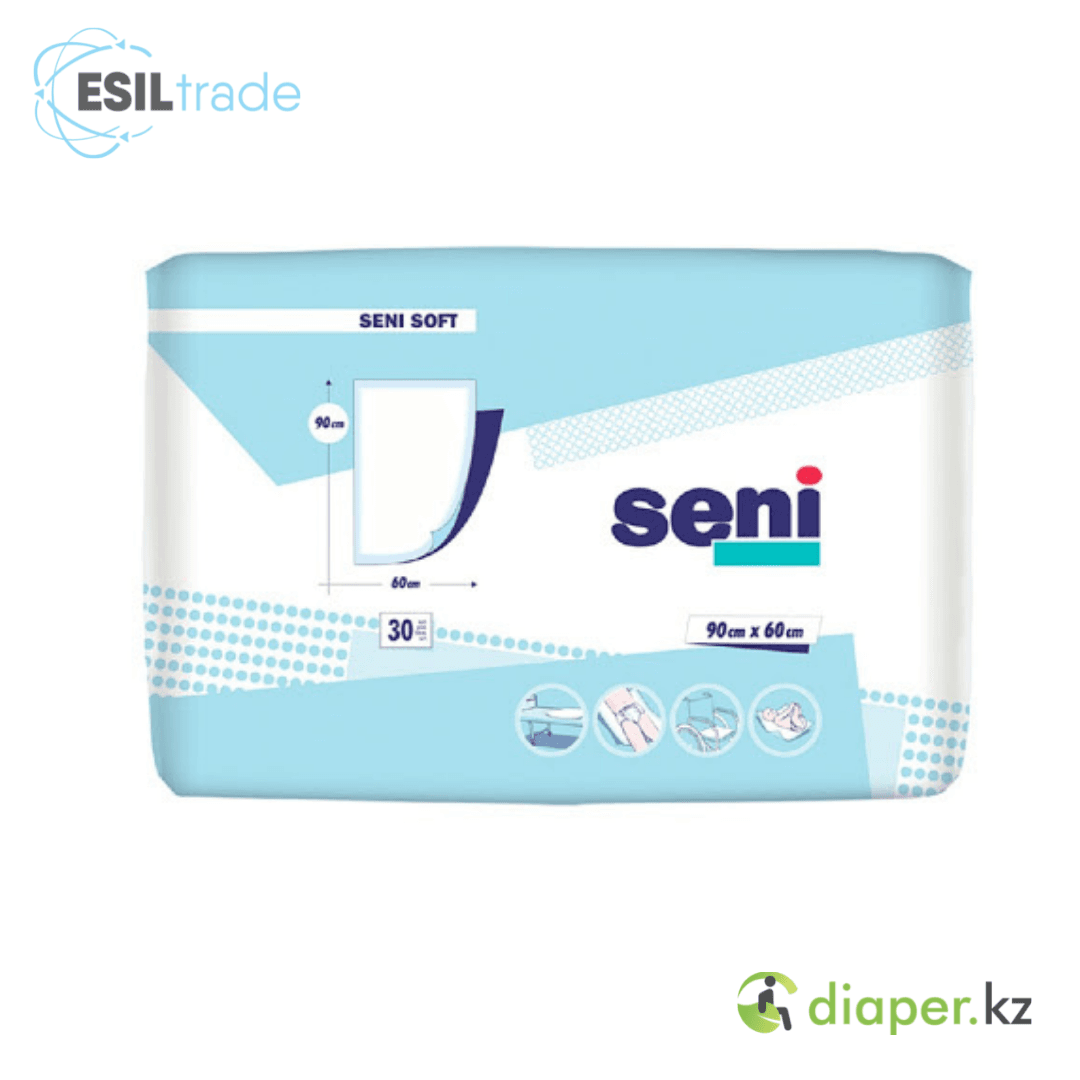 Пеленки одноразовые впитывающие Seni Soft 90*60 уп - 30 шт