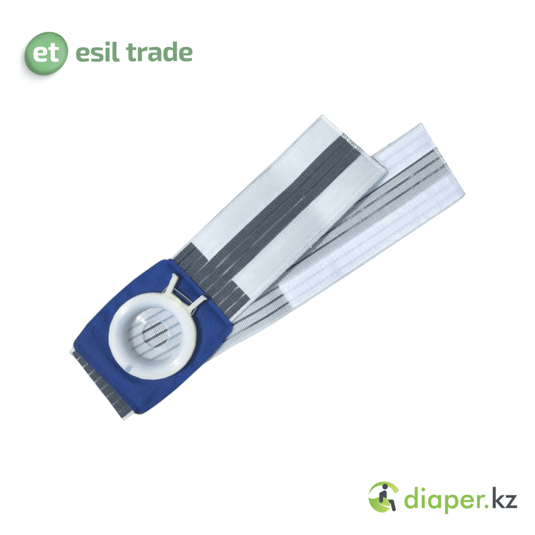 Многоразовый калоприемник с широким эластичным поясом Qamqor FlexDrain Pro